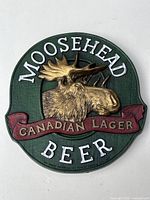 Full view of Moosehead Canadian Lager wall plaque