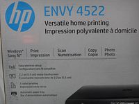 Retail box highlighting model features