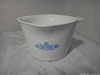 Full view of CorningWare Blue Cornflower 2-qt sauce maker