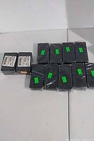 Group shot of all 11 Hammond 1591LBK enclosures