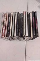 Stack of 15 CD spines