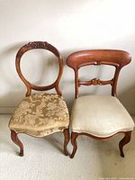 Both chairs front view