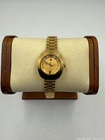 Front view of Rado DiaStar watch on stand