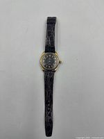 Full view of watch showing strap and case