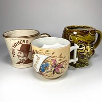 All three moustache mugs grouped