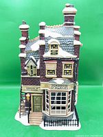Front view of Scrooge & Marley Counting House building
