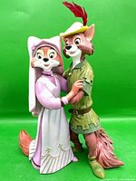 Full view of Robin Hood & Maid Marian figurine front