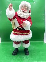 Full view of Santa figurine front