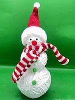 Full view of Kozy Knit Snowman showing overall design