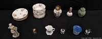 Entire lot with Limoges stacks, assorted decorative pieces and figurines