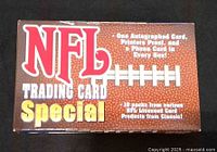 Front of NFL Trading Card Special box
