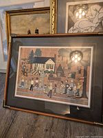 Front view of framed Barbour Lee print