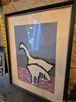 Framed print overall view