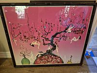 Full view of framed Chiho Aoshima print