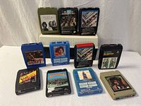 Group shot of all 11 8-track tapes