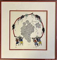 Full view of framed General Idea print