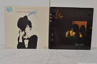 Front covers of both LPs