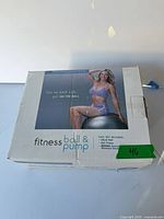Front of Natural Journeys Fitness Ball & Pump boxed set