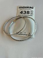 both bangles overlapping to show size difference and overall appearance