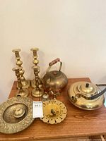 All items grouped on wooden surface