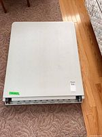 Tabletop folded, showing top surface