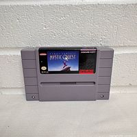 Front view of SNES cartridge showing full label