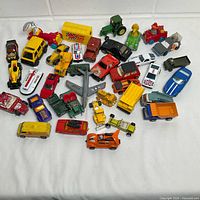 Full group shot of all vehicles spread out on surface