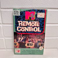 Front of sealed MTV Remote Control PC game box showing branding and shrink wrap