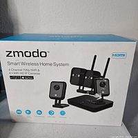 Retail box showing model information