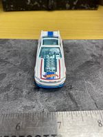 Front view showing hood insert and stripe