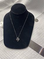 Necklace on display bust showing overall look