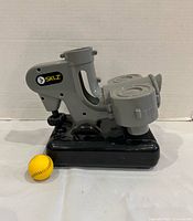 Left side view showing SKLZ logo and included ball