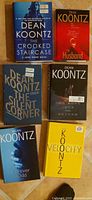 Group shot of all six Dean Koontz hardcovers