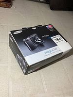 Full view of Samsung NV camera retail box