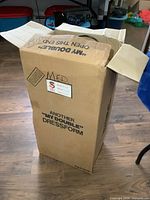 Original cardboard box marked "Another 'My Double' Dressform"