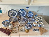 All pieces laid out on counter