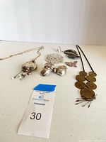 Group shot of all eight jewelry items