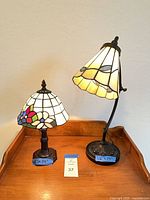 Both lamps side by side showing general size and appearance