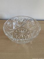 Full view of Bohemia cut crystal bowl