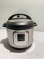 Instant Pot Duo pressure cooker front view