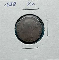 Obverse of coin in holder