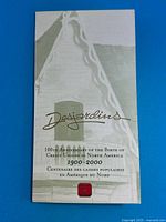 Front of presentation booklet with Desjardins title and anniversary text