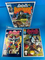 All three bagged single-issue comics front view
