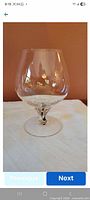 Single Belfor Exquisite brandy glass side view