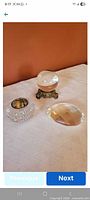 Overview of all three crystal decor items