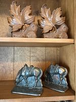 Both pairs on shelf showing styles