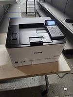 Top and front view of Canon imageCLASS LBP622Cdw printer