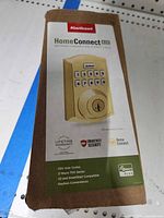 Front of box showing product name and features