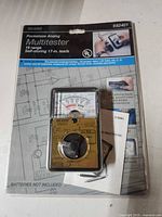 Front of sealed Sears multitester package