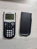 Calculator front with cover removed